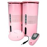 Cables Unlimited Audio Unlimited SPK-VELO-P Premium 900Mhz Wireless Indoor/Outdoor Speakers with Remote (Pink)