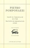 Traite De L'immortalite De L'ame Tractatus De Immortalitate Animae (Classiques De L'humanisme)