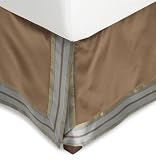 Raymond Waites Ridgefield Stripe Bedskirt