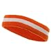 Terry Stripe Headband-Orange White W15S28C