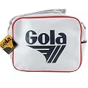 Gola White Navy Red Redford Retro Shoulder Record Bag