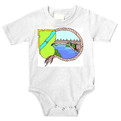 Cover image : Onesie with map, rope, infrastructure
