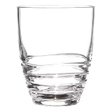 Acrylic Swivel Double Old-Fashioned Glasses Set of 4 - Clear