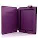 Leather Flip Case, Cover, Stand for Apple iPad Provides Ease of Access and Protection. Comfortable, Sleek, Ergonomic! – PURPLE