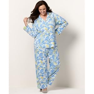 Buy Charter Club Pajamas, Plus Size Paradise Island Printed Cotton Set by Charter Club