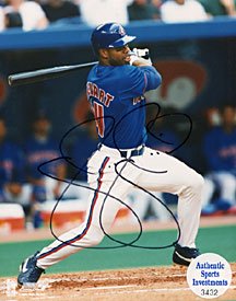 Shannon Stewart Autographed / Signed Toronto Blue Jays Baseball 8x10 Photo