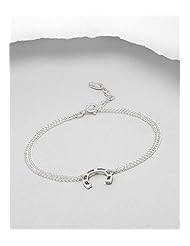 Horseshoes Bracelet In 92.5 Sterling Silver