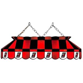 Imperial Portland Trail Blazers Licensed Three Shade Stained Glass Billiard Table Lamp