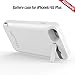 iPhone 6/6s Plus Battery Case, SUAVER 8200mAh Power Bank Case Rechargeable Protective Battery Charging Case Replacement Charger Case for Apple iPhone 6/6S Plus 5.5 inch (White)