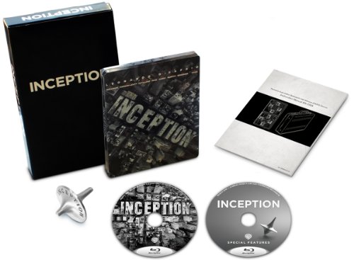 【Amazon.co.jp限定】 インセプション (ジャパンオリジナル スチールブック仕様) トーテム（コマ）と「夢共有装置」取扱説明書付き［ 完全数量限定 ］ [Blu-ray]　