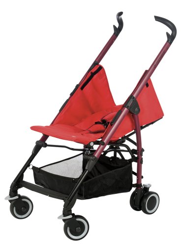 Imagen 2 de Maxi-Cosi 13043867 Mila - Silla de paseo con capota, protector para la lluvia y adaptador para el capazo, color rojo