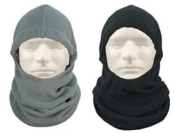 Rothco Adjustable Polar Fleece Balaclava - Black