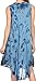 Sakkas Butterfly Tie Dye Tank Sheath Caftan Mid Length Cotton Dress