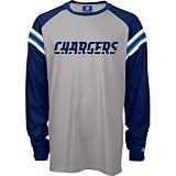Men`s San Diego Chargers Fan L/S Crew Neck Tshirt