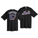 Mets - Majestic MLB Name and Number Tee - Santana, Johan