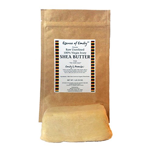 Raw Shea Butter, Unrefined 100% Organic African, Natural Moisturizer, (16oz) Unprocessed Highest Grade Premium Shea Butter. The Best Shea Butter to Protect Your Skin