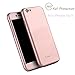 iPhone 6S Case, IPAKY Ultra Thin Perfect Fit 360 Degree Full Protection Hard Case with [Tempered Glass] For iPhone 6/6S 4.7'' (Rose Gold)