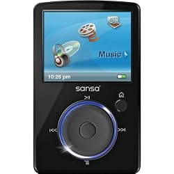 2GB Black Sansa Fuze MP3 Player