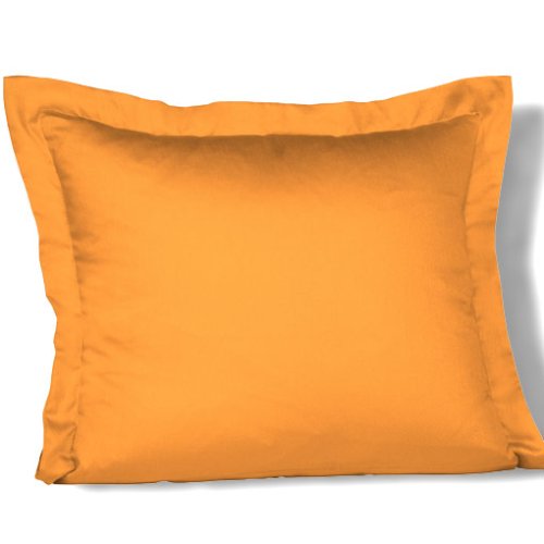 fleuresse Kissenbezug colours Satin Uni 9100-2046, Mako Satin in 35x40 cm, Farbe Gold, 100% Baumwolle, mit Rei&szlig;verschluss