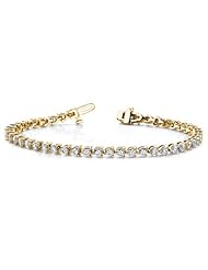 14k AA Diamond tennis bracelet Diamond quality AA (I1 clarity, G-I color)