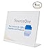 SourceOne (6 Pack) Landscape 11 X 8 1/2 Sign Holder Brochure Holder Clear Acrylic
