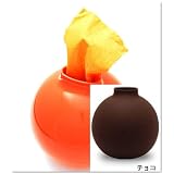 ペーパーPot　チョコ　ティッシュケース