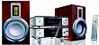 Philips MCD 708 DVD Micro-System Kompaktanlage rot/silber
