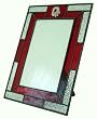 Ohio State Buckeyes Stained Glass Picture Frame