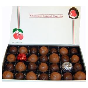 Chocolate Covered Cherry Cordials, Assortment of Milk and Dark Chocolate by Wisconsinmade