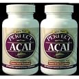 2 PURE 100% Organic PERFECT ACAI Capsules by Sambazon - 120 Per Bottle! No Fillers!