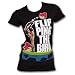 Angry Birds Flipping The Bird Black Juniors Graphic Tee Shirt