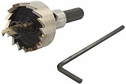 Triangle Shank 28mm HSS 6542 Hole Saw Metal Cutter Twist Drill Bit With Hex Wrench