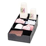 VertiflexTM Condiment Caddy, 8-3/4w x 16d x 5-1/4h, Black