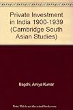Private investment in India, 1900-1939