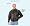 Men's Big & Tall Size Leather Jacket with Zippered Pocket & Zipout Liner