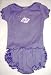 Purple Glitter Lap T-Shirt/Ruffle Bloomer Set w/Rose Applique on Front and Back