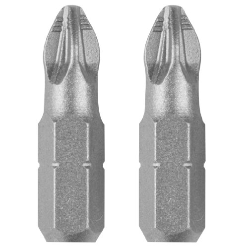 Bosch PZD2102R 1-Inch Pozidrive Ribbed Insert Bit with Pz2 Point