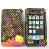 Disney© Licensed Pooh Shield Protector Hard Case Cover for Apple iPhone 3G / 3GS - Brown