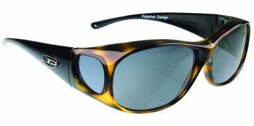 Fitovers Eyewear Element Sunglasses (Leopard/Black, PDX Grey)