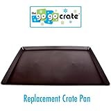 GoGo Pet Products Plastic Dog Crate with Replacement Pan/Tray, 30-Inch