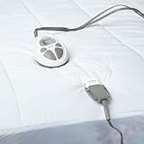 Sunbeam MA7117-030-000 Heated Electric Quilted Mattress Pad, Twin XL
