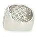 Sterling Silver Paved CZ Dome Ring
