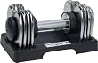 Adjustable Chrome Dumbbell Set 3-25 lb Setting