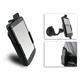 Bluetrade Tasche mit Befestigung G&uuml;rtel-Clip und Autohalterung f&uuml;r HTC Touch HD