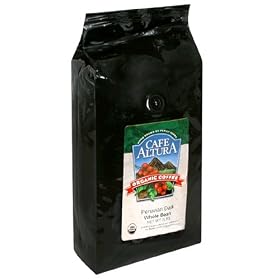 Café Altura Organic Coffee, Peruvian Dark, Whole Bean, 32-Ounce Bag