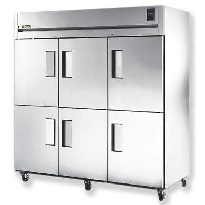 True Refrigeration Commercial Freezer - Six (6) Half Doors - Extra Deep - 76-1/2
