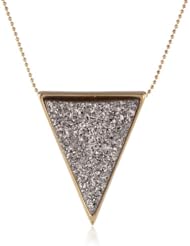 Marcia Moran "Illume" Triangle Shaped Pendant Necklace, 18"