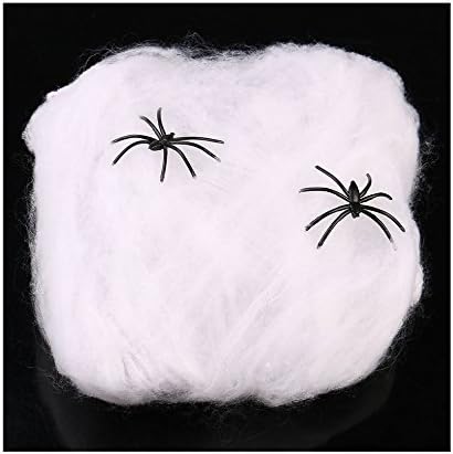 Stretchy Spider Web Cobweb With Spider for Halloween Party Decoration News