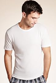 2 Pack Cool Fresh Stretch Cotton Crew Neck Vests with Stay New