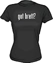 got brett? Logo Womens Babydoll tee Shirt in 6 Colors Small thru XL